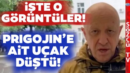 Wagner Lideri'nin Uçağı Düştü! Prigojin'e Suikast mi Düzenlendi? İşte O Görüntüler