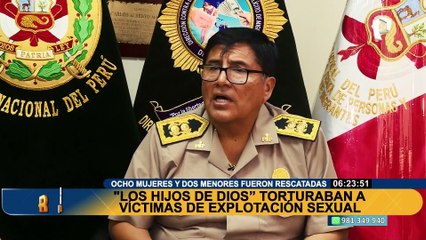 PNP rescató 1950 personas víctimas de explotación sexual, en lo que va del año.