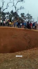 Un motard rattrapé par les lois de la physique