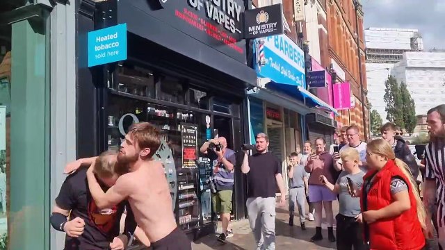 Preston City Wrestling thrills spectators at Flag Market