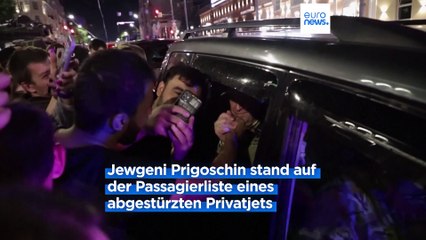 Flugzeug mit Wagner-Chef Prigoschin abgestürzt - keine Überlebenden