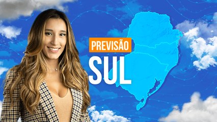 Previsão Sul - Alerta de temporais no norte do RS e leste de SC