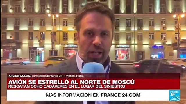 Informe desde Moscú: qué se sabe del avión del grupo Wagner que se estrelló en Rusia