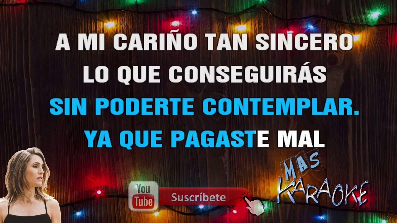 QUE NADIE SEPA MI SUFRIR Soledad (karaoke) Vídeo Dailymotion