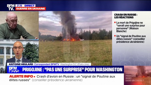 Crash en Russie: Joe Biden se dit pas surpris de la possible mort d'Evgueni Prigojine dans un crash d'avion