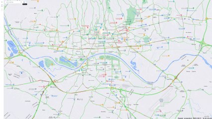 Zagreb - tok cestovnog prometa