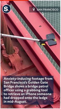 Bridge Patrol Officer Returns iPhone Dropped on Golden Gate Bridge Ledge