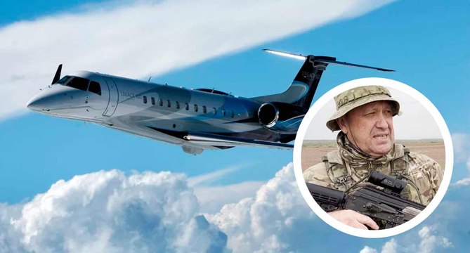 Sosiaalisen median julkaisemat videot näyttävät Embraer Legacy 600:n putoamisen ja sen rauniot, joka väitetysti kuljetti Prigozhinia Venäjälle.