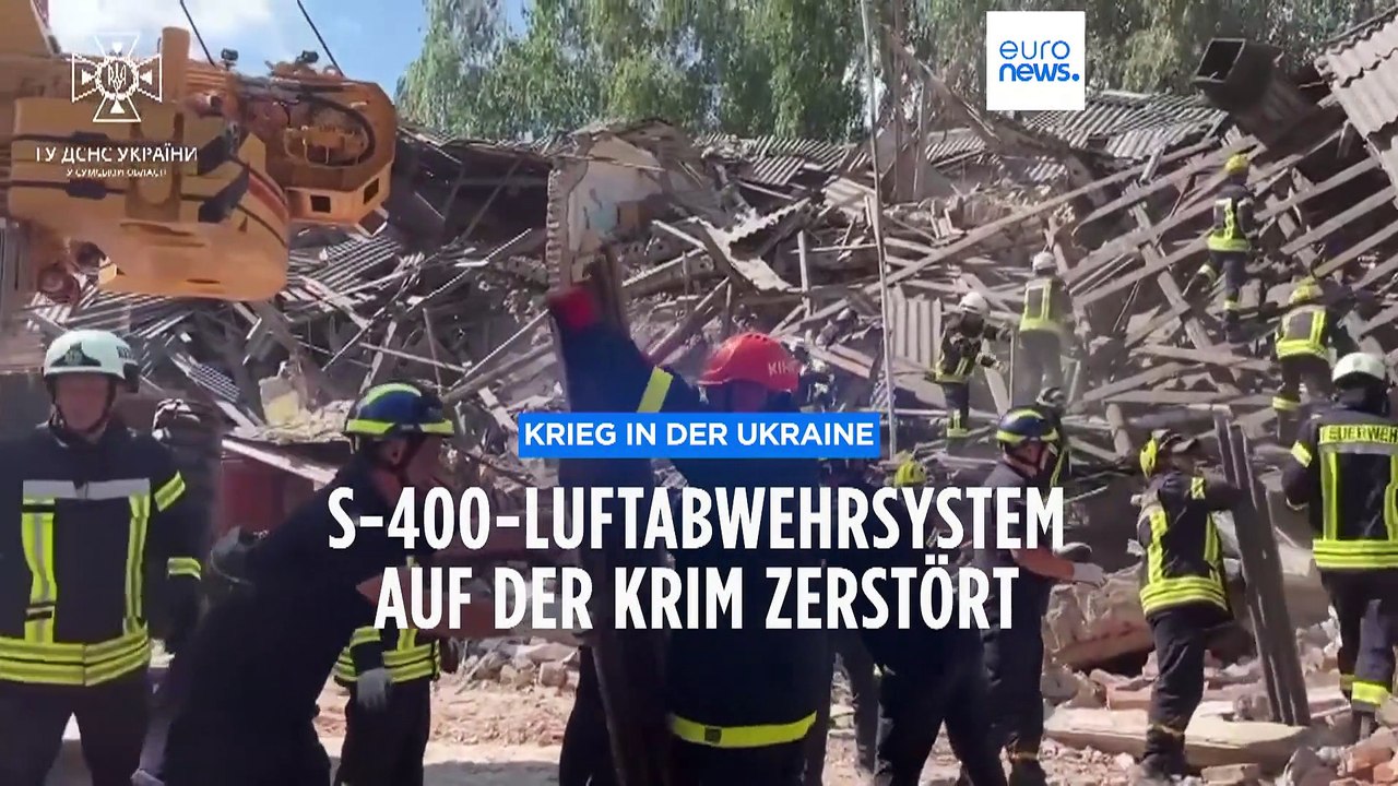 Ukraine: Russisches Raketenabwehrsystem auf der Krim zerstört