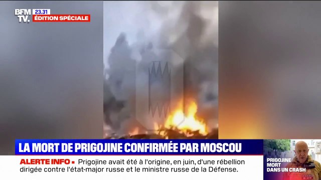 Crash en Russie: la présence d'Evgueni Prigojine et de son bras droit Dmitri Outkine dans l'avion qui s'est écrasé au nord de Moscou confirmée par l'administration russe de l'aviation civile
