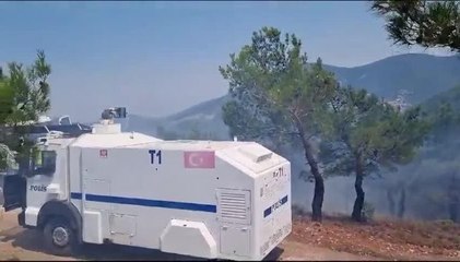 Çanakkale'deki Orman Yangınında 97 Kişi Dumandan Etkilendi