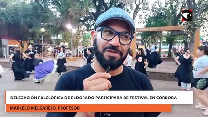 Delegación Folclórica de Eldorado participará de Festival en Córdoba