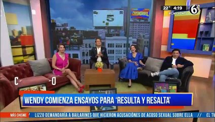Wendy comienza ensayos para 'Resulta y resalta'