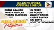 12-man lineup ng Gilas Pilipinas, ipinakilala na