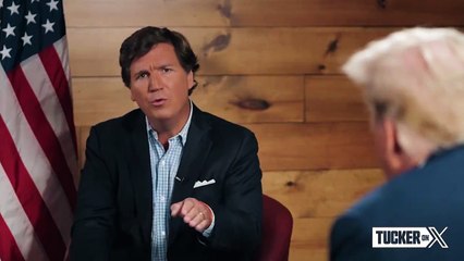 Tucker Carlson with Donald Trump