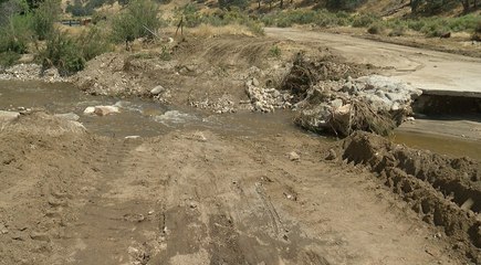 Cal Creek Rd. impassable, leaving residents stranded