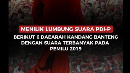 Menilik Lumbung Suara PDI-P, Berikut 6 Daerah Kandang Banteng Dengan Suara Terbanyak Pada Pemilu 2019