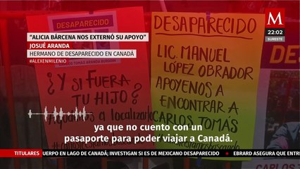Carlos Aranda quiere viajar a Canadá para resolver desaparición de Josué