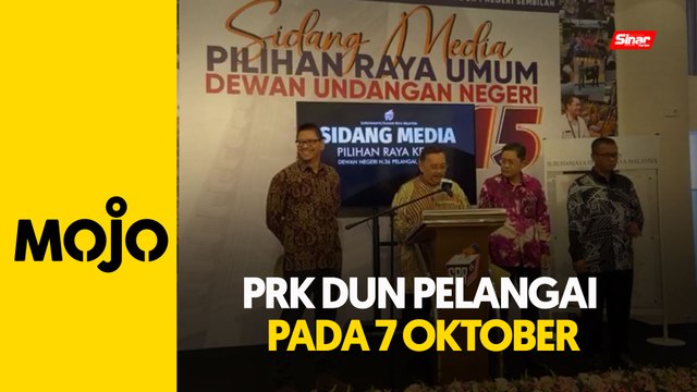 Sidang media penetapan tarikh PRK DUN Pelangai, Pahang