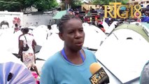 Moun kafoufèy ki refijye yo nan sant Gymnasium Vincent mande otorite yo mete sekirite nan peyi.