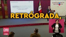 López Obrador volvió a criticar al ministro Luis María Aguilar por frenar libros de texto