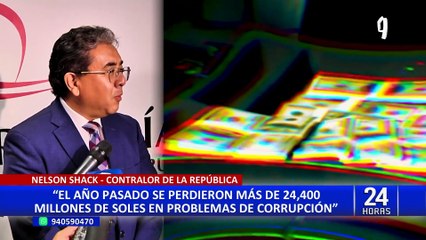 Contraloría: corrupción generó perdida de S/ 24,400 millones al Estado en el 2022