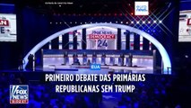 Trump ausente em primeiro debate das primárias republicanas