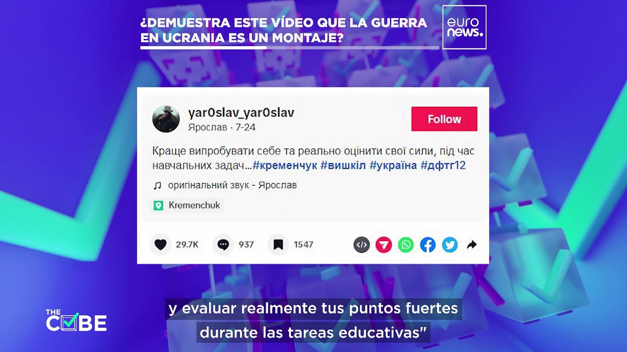 #THECUBE | Desmontando otra acusación rusa de montaje en la guerra de Ucrania