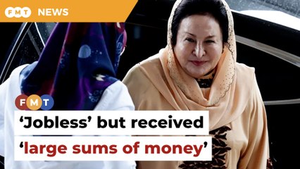 ‘Unemployed’ Rosmah received ‘large sums of money’, says prosecution