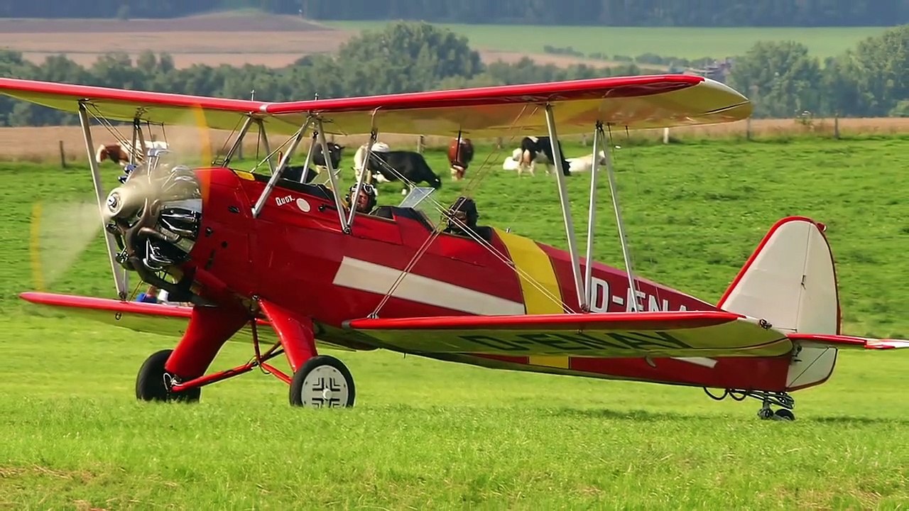 Focke-Wulf Fw 44 Stieglitz - biplane - HD