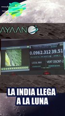 NOTICIA!  LA INDIA LOGRA LLEGAR AL POLO SUR DE LA LUNA