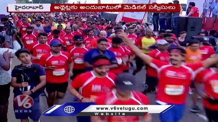 Hyderabad Marathon To Be Held From 26th August From Necklace Road | Hyderabad | V6 News