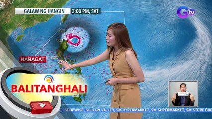 Trough o extension ng Tropical Depression Goring, magpapaulan sa ilang bahagi ng bansa | BT
