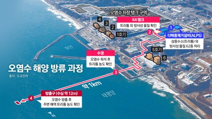 [뉴스큐] 빗장 열린 후쿠시마 오염수...한일 관계 영향은? / YTN