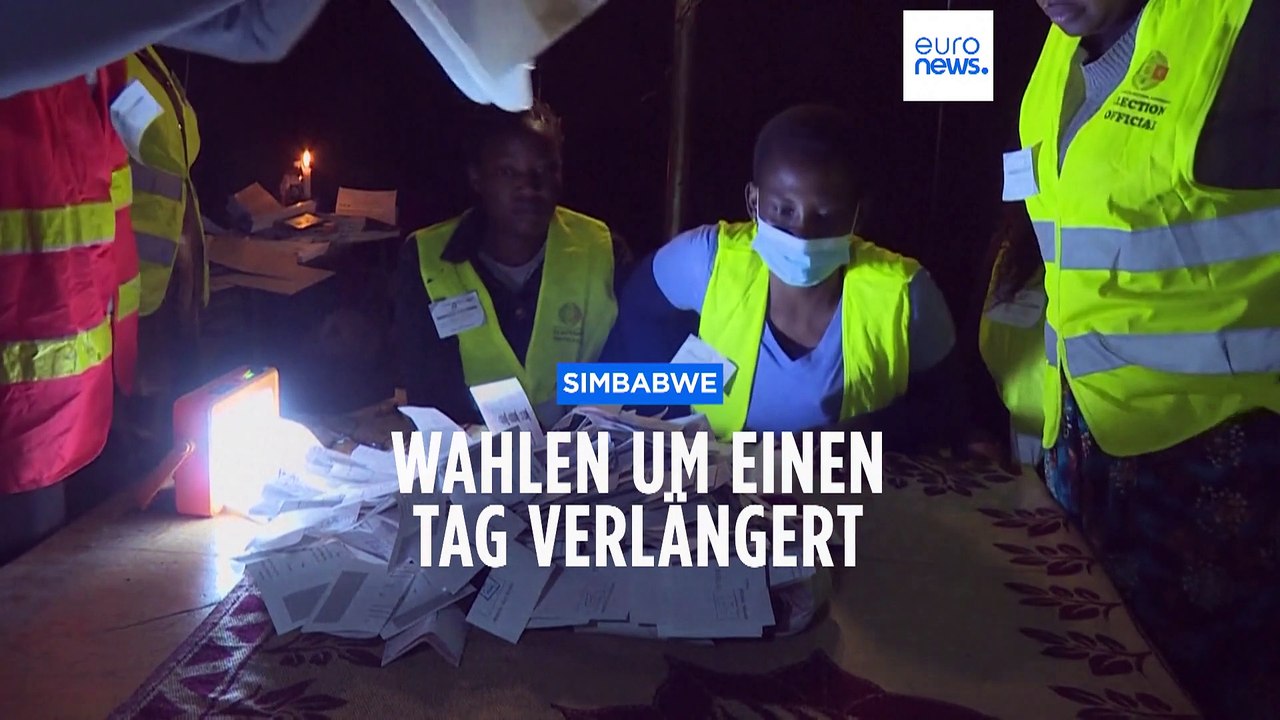 Manipulationsvorwürfe - Wahlen in Simbabwe um einen Tag verlängert