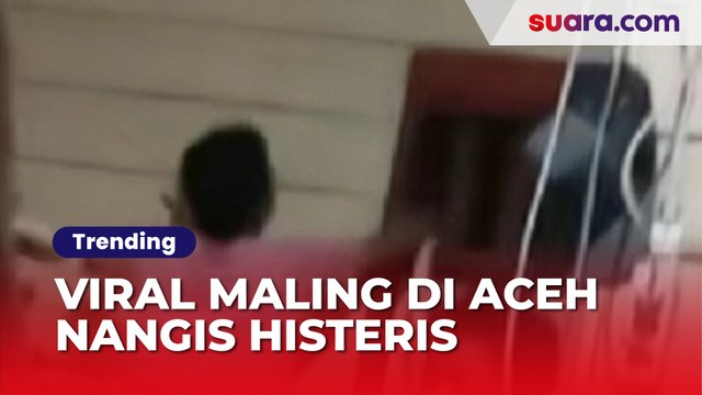 Karma Instan! Viral Maling di Aceh Nangis Histeris Ditakut-takuti Korban, Warganet: Sudah Terkencing-kencing
