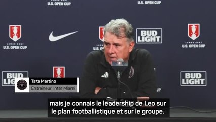 Inter Miami - Martino : “Messi rend normales les choses difficiles”