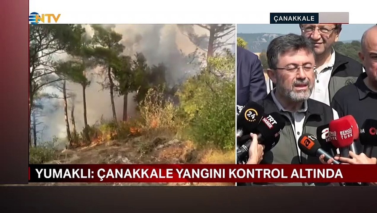 Eskişehir orman yangını söndürüldü mü? Eskişehir, Çanakkale orman yangınları söndü mü? İbrahim Yumaklı açıkladı!