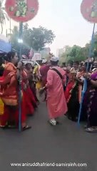 Shraddhavans #dancing and enjoying in #Dindi during Aniruddha Pournima 2022