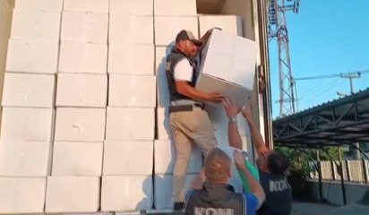 Mersin'de 6 milyon 100 bin bandrolsüz makaron ele geçirildi