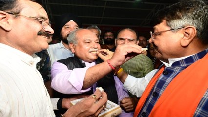 चंद्रयान-3 की सफल लैंडिंग पर केन्द्रीय मंत्री तोमर और राष्ट्रीय महासचिव ने दी वैज्ञानिकों को बधाई