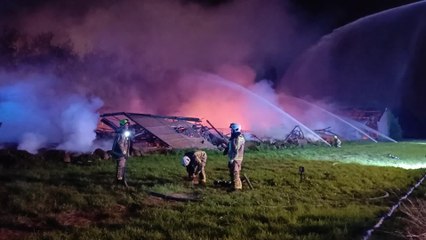 Un incendie a ravagé quatre hangars à Broechem