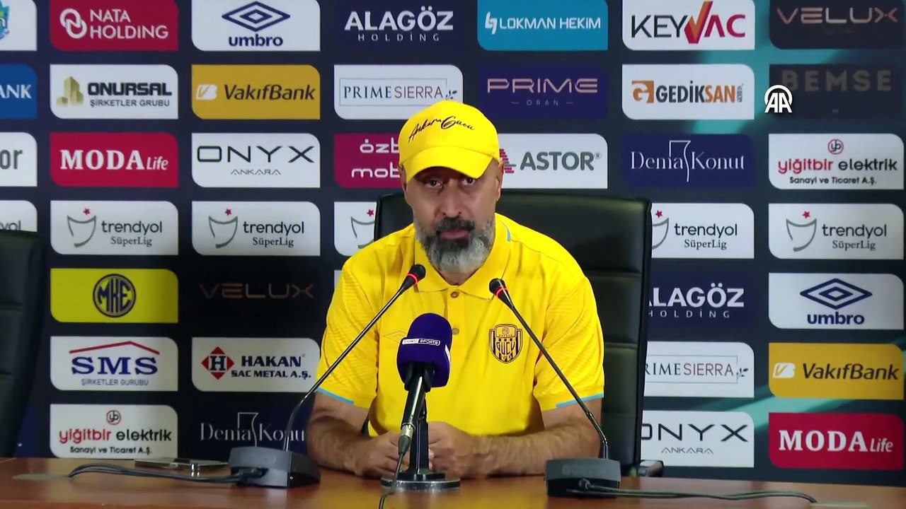 İSTANBUL - MKE Ankaragücü-Adana Demirspor maçının ardından - Tolunay Kafkas