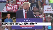 Trump to be arrested in Georgia election racketeering case