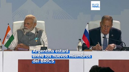 Los BRICS admiten en el bloque a Argentina, Arabia Saudí, Egipto, Etiopía, Emiratos e Irán