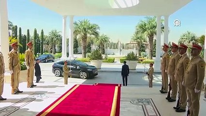 Barzani, Hakan Fidan'ı kapıda kucaklayarak karşıladı