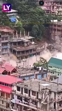 Himachal Pradesh: Several Houses Collapse As Massive Landslide Hits Anni Town In Kullu District