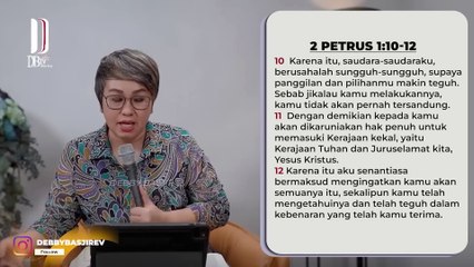 2 Petrus 1 ayat 10 - Debby Basjir #debbybasjir