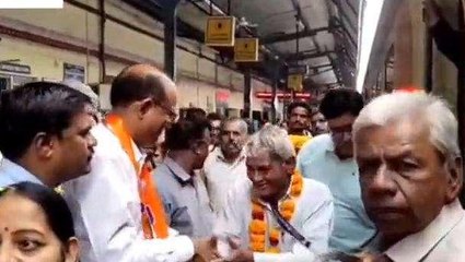 मंदसौर: मुख्यमंत्री तीर्थ दर्शन योजना के तहत यात्री रवाना, विधायक रहे उपस्थित