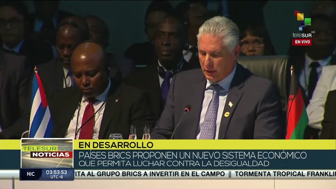 Presidente Diaz-Canel llama a la unidad entre el G 77 + China y los BRICS